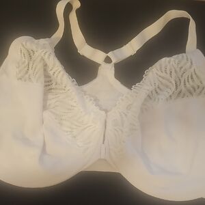 Glamorise White Lace Bra